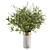 Elegant Green Branch Bouquet 3D model small image 1
