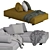 Happy Air Sofa: Comfortable and Stylish IQ Furniture 3D model small image 3