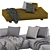 Happy Air Sofa: Comfortable and Stylish IQ Furniture 3D model small image 6