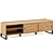 Hiba Oak & Steel TV Unit 2 - Stylish and Sturdy 3D model small image 1