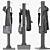 Stylish Byxbee Coat Stand 3D model small image 3