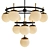 Elegant Alluria 3-Tier Chandelier 3D model small image 1