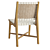 Elegant White Woven Leather Chair 3D model small image 3