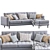 Elegant Landskrona Sofa by Ikea 3D model small image 1