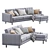 Elegant Landskrona Sofa by Ikea 3D model small image 2