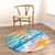 Versatile Round Rugs Set 3D model small image 3