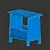 IKEA Pine Table & Storage Bench 3D model small image 7