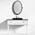 TORINO Washbasin Set: Sleek and Stylish Design 3D model small image 1