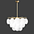 Frost Chandelier: Timeless Elegance for Your Space 3D model small image 1