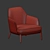 Poliform Jane Large Armchair: Stylish, Spacious, and Comfortable 3D model small image 4