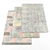 8-Piece Modern Rugs Set 3D model small image 1