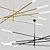 Elegant Rousseau LED Chandelier 3D model small image 3