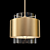 Sleek Moda Glass Pendant 3D model small image 1