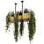 Metal Box Hanging Indoor Plants - Set of 210 3D model small image 6