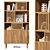 BILBAO Oak Bookcase: Modern Design, Functionality 3D model small image 4