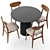 Title: Contemporary Dining Table Set 3D model small image 2