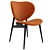 Alma Leather Chair: Sophisticated Comfort for Your Space 3D model small image 1