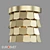 Corazza Wall Lamp: Elegant Metal Lighting 3D model small image 2