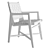 Taj White Woven Leather Dining Chair 3D model small image 4