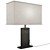 Rectangular Crystal Accent Lamp 3D model small image 7