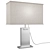 Rectangular Crystal Accent Lamp 3D model small image 9