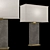 Luxe Shagreen Rectangular Lamp 3D model small image 6