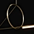 DAGRUNG & SIRIS Pendant Light: Contemporary Elegance Illuminated 3D model small image 5