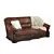 Luxury Brown PBR Sofa Lord 3D model small image 1