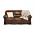 Luxury Brown PBR Sofa Lord 3D model small image 3