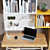 Modern Office Set: IKEA Workplace Decor 3D model small image 2