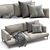 Contemporary Alexis Sofa: Modern Comfort in Millimeters 3D model small image 2