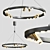 Elegant Odeon Chandelier 3D model small image 1