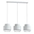 Industrial Pendant Lamp with Three Bulbs 3D model small image 2