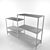 Industrial Loft Shelving 3D model small image 5