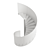 Sleek Spiral Staircase 3 3D model small image 4