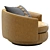 Luxury Leather Armchair: GABRIELLE 3D model small image 3