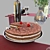 Sleek Dining Table Set 01 3D model small image 7