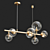 Gilded Circle: IONA Chandelier 3D model small image 4