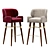 Elegant Louis Bar Stool 3D model small image 2