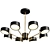 Seavel 8-Light Chandelier Collection LF 3D model small image 1