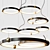 Sleek PLANETARY Pendant Light 3D model small image 1