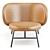 Velvet Bliss: Max Armchair 3D model small image 11