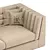 TRUSSARDI RELIEF Sofa: Stylish Comfort for Your Home 3D model small image 11