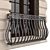 Classic Iron Balconies 3D model small image 4