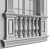 Classic Iron Balconies 3D model small image 5