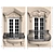 Elegant Iron Balconies 3D model small image 1