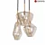 Elegant Glass Pendant Lighting 3D model small image 1