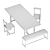 Seleri Chair: Sleek and Compact

Seleri Bench: Stylish and Space-Saving

Seleri Table: 3D model small image 4