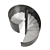 Elegant Spiral Staircase: Type 5 3D model small image 3