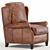 Luxury Reclining Armchair: Silas Recliner 3D model small image 6